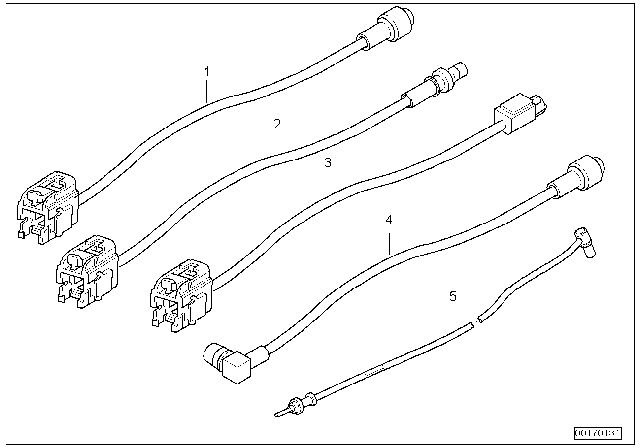 2000 BMW X5 Aerial Cable, Audio/Video Diagram for 61126916318