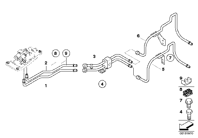 2013 BMW X6 Add-On Parts / Dynamic Drive Diagram