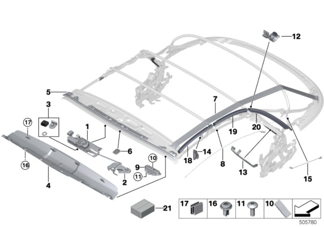 2016 BMW M235i Base Plate Left Diagram for 54347310937