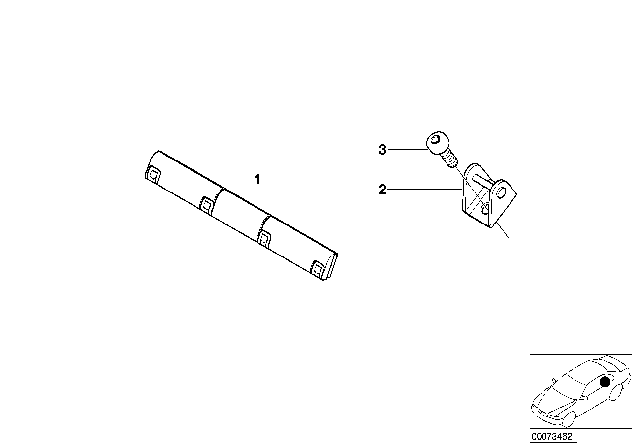 2003 BMW 325i Retrofit, Isofix Diagram