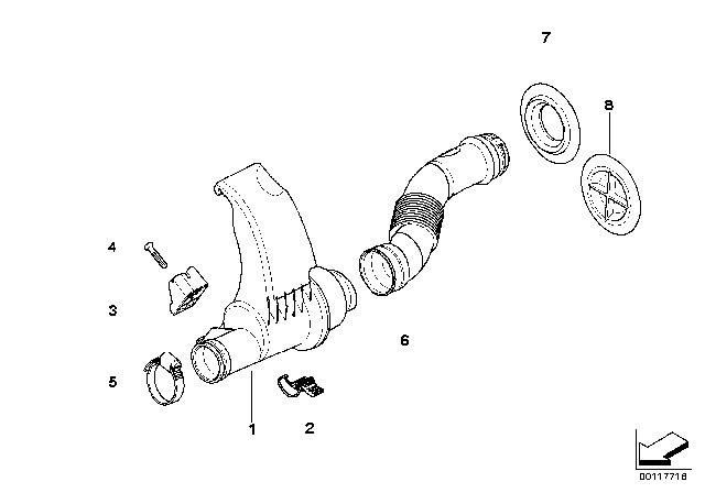 2005 BMW Z4 Sound Conducting Medium Diagram for 13747514864