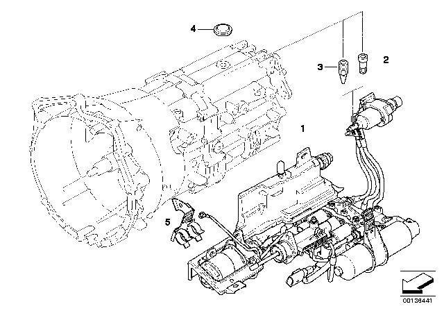 2005 BMW 530i Hydraulic Unit Diagram for 23427507163