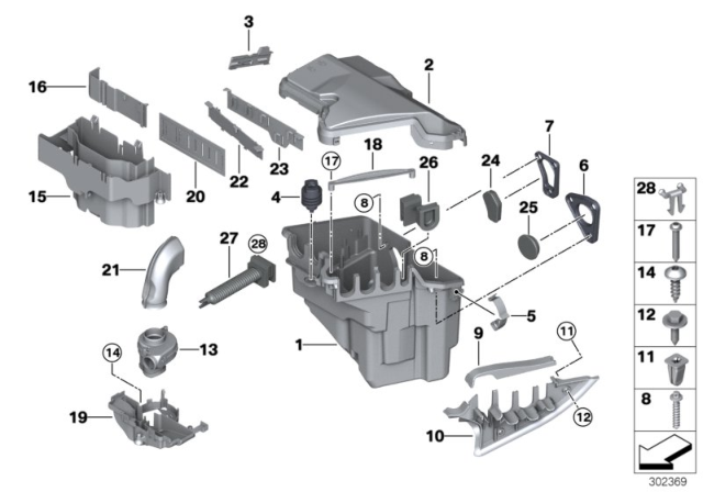 2011 BMW X5 Instrument Carrier Diagram for 12907808218