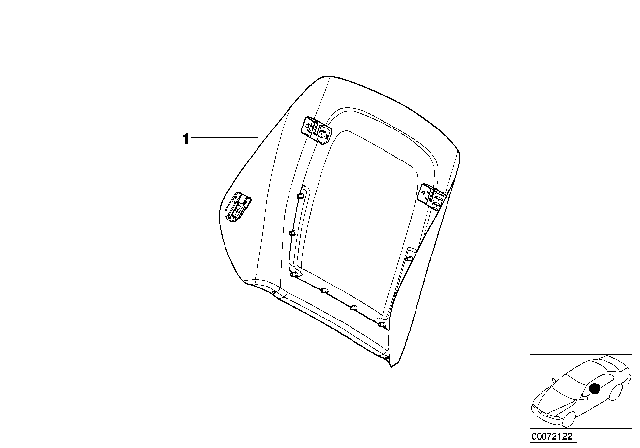 2005 BMW 325i Wagon M56 Engine(E46) Individual Rear Panel Diagram 2