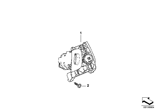 2011 BMW X6 Starter/Stop Switch Diagram