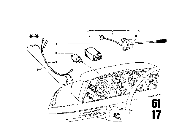 1968 BMW 1602 Wipe System Diagram 2
