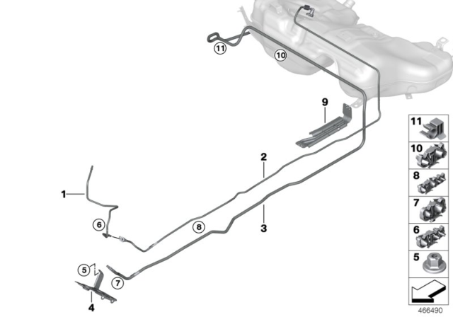 GUARD PLATE, FUEL LINES Diagram for 16127396551