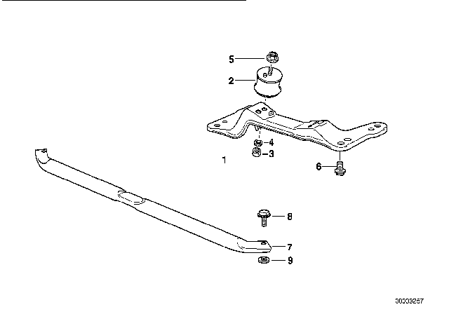 1996 BMW 328i Gearbox Suspension Diagram