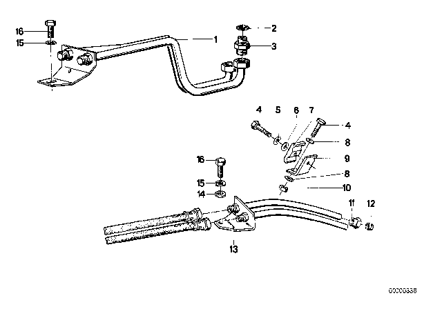 1977 BMW 530i Transmission Oil Cooling Diagram 2