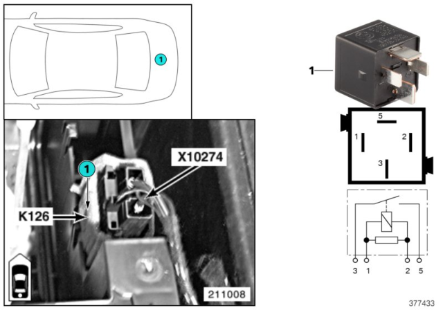 2006 BMW X5 Compressor Relay Diagram