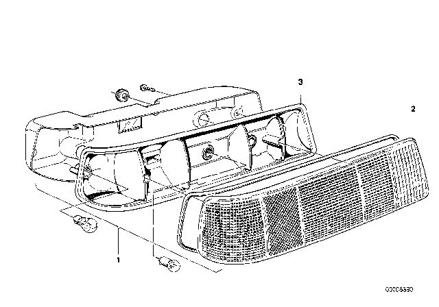 1982 BMW 320i Rear Light Diagram 3