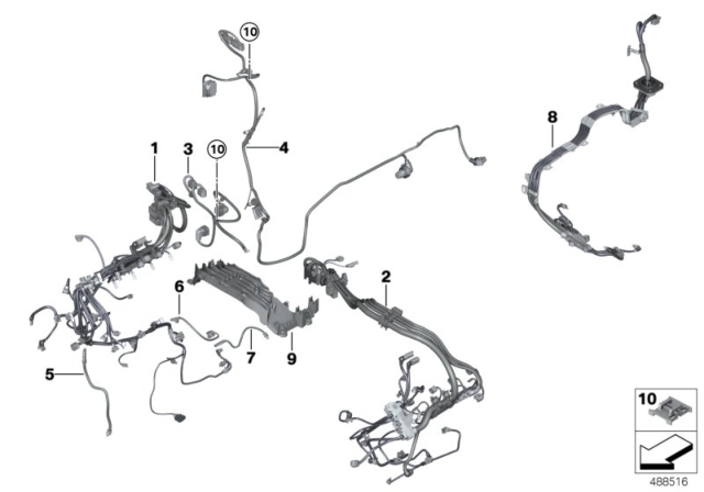 2014 BMW X5 Engine Wiring Harness Diagram