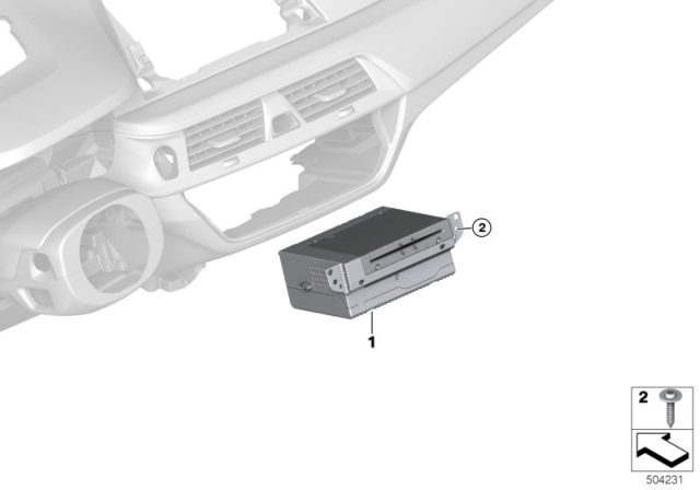 2018 BMW M5 Head Unit High 3 Diagram