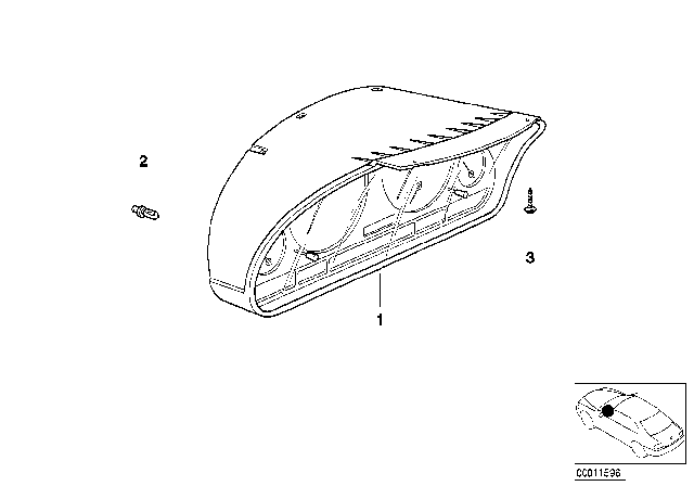 2006 BMW X5 Instrument Cluster Diagram