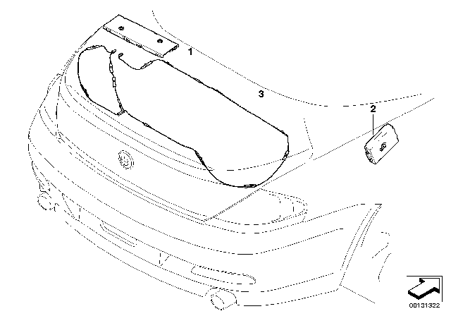 2007 BMW 650i Components, Antenna Amplifier Diagram