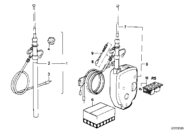 1987 BMW M6 Antenna Diagram 1