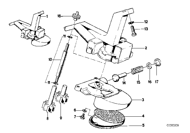 1984 BMW 325e Lubrication System / Oil Pump With Drive Diagram