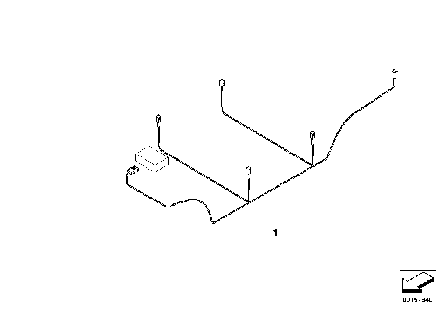 2006 BMW Z4 Audio Wiring Harness Top-Hifi-System Diagram for 61119167273