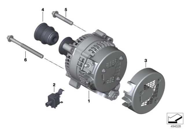 2020 BMW X2 Alternator Diagram