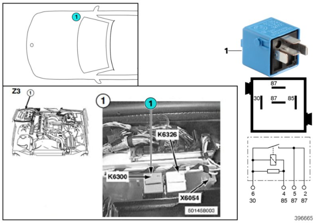 2002 BMW Z3 M Relay DME Diagram