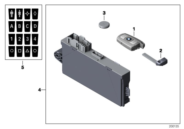 2014 BMW X1 Radio Remote Control Diagram