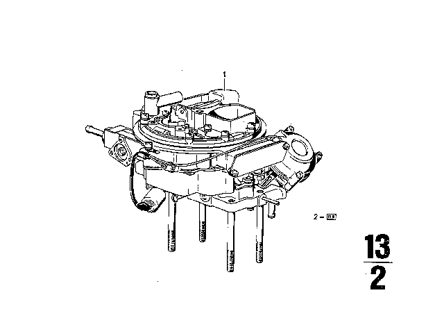 1969 BMW 2800 Carburetor Diagram