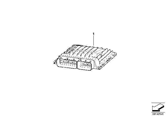 2008 BMW M6 Basic Control Unit DME Diagram