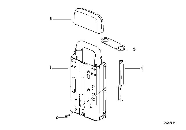 1994 BMW 318i Torx-Bolt With Washer Diagram for 54628176356