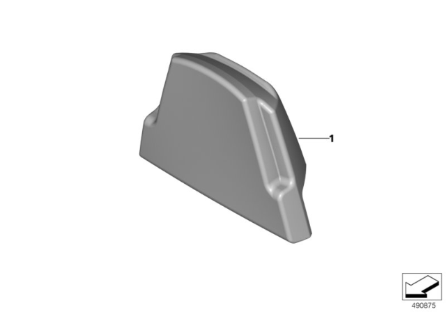 2019 BMW i8 INSERT, HEAD RESTRAINT Diagram for 52107465449