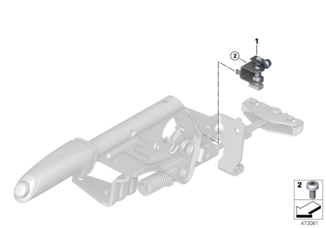 2010 BMW 328i Switch Hand Brake Control Diagram