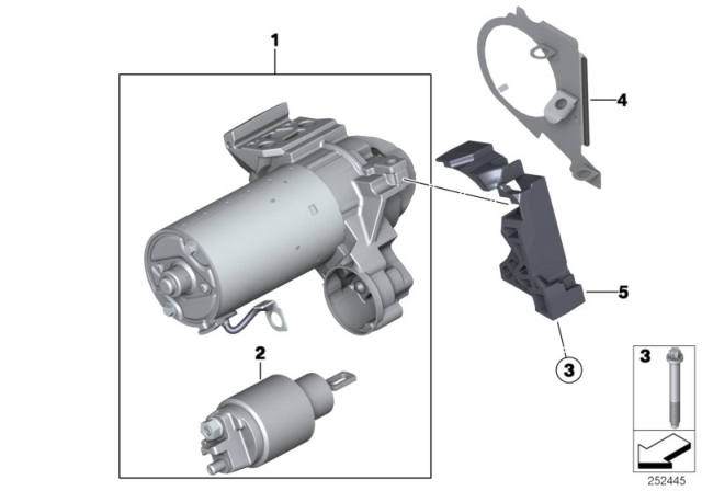 2016 BMW 535d xDrive Starter Diagram