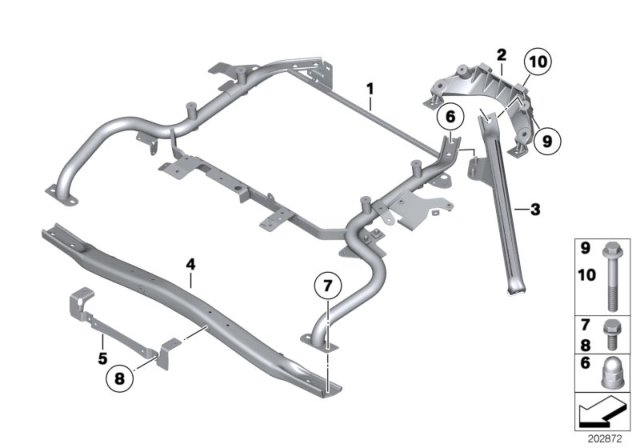 2011 BMW X6 Holder, Control Unit, Apm Diagram for 51717195766