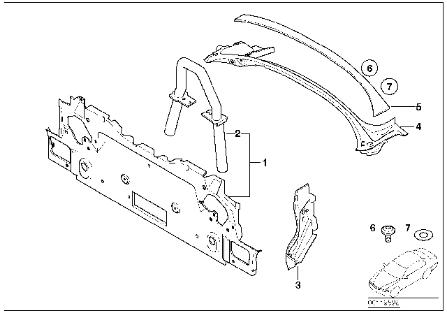 2003 BMW Z4 Partition Trunk Diagram