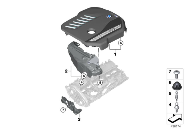 2020 BMW 745e xDrive Engine Acoustics Diagram