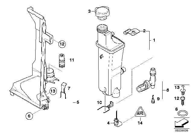 2006 BMW Z4 Expansion Tank, Automatic Gearbox Diagram