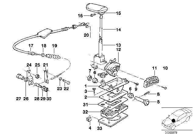 1988 BMW 325ix Self-Locking Hex Nut Diagram for 07129906196