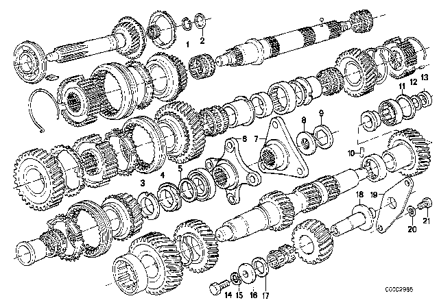 1978 BMW 320i Spacer Diagram for 23221205792