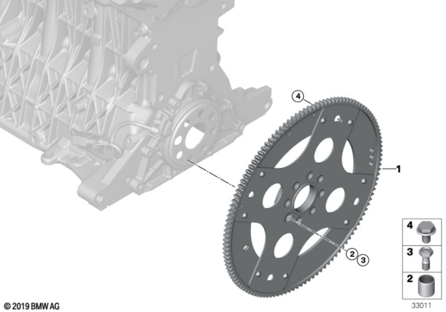 2009 BMW 650i Flywheel Automatic Diagram