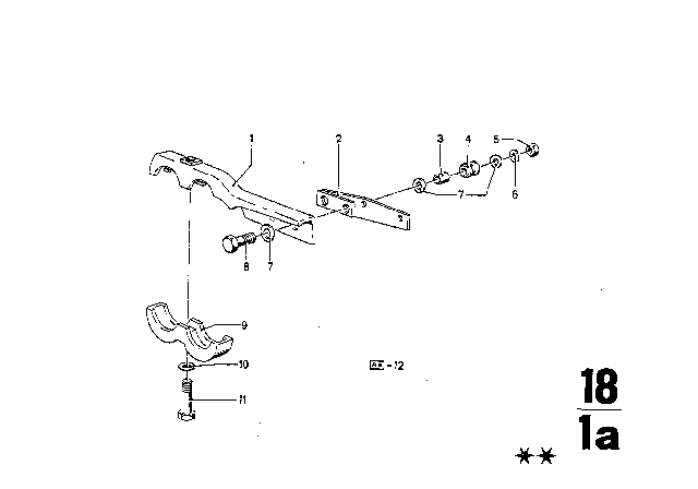 1973 BMW 3.0S Cooling / Exhaust System Diagram 2