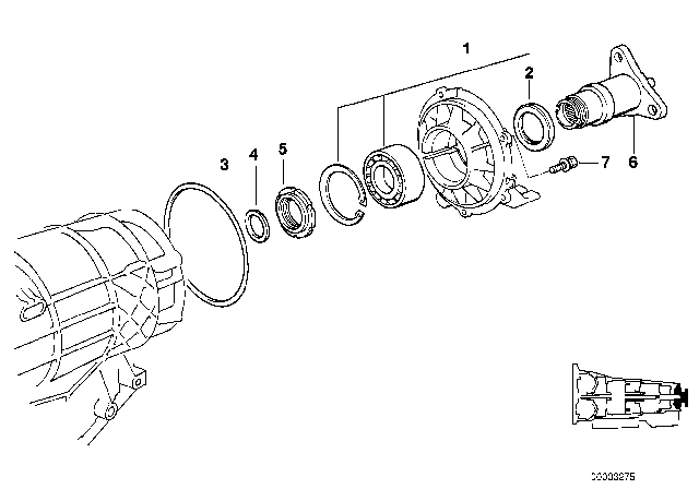 2001 BMW 540i Output (A5S560Z) Diagram