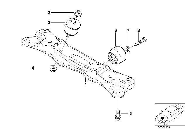 1999 BMW 528i Transmission Suspension Diagram