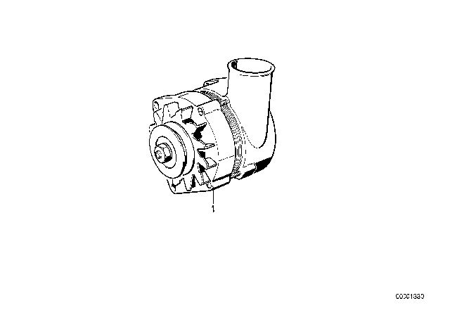 1992 BMW 750iL Alternator Diagram