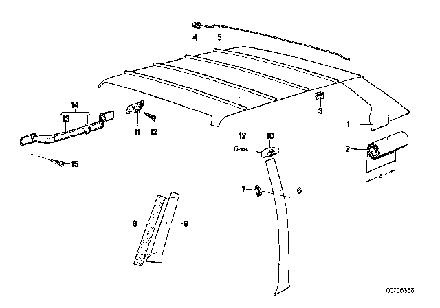 1983 BMW 320i Cap Right Diagram for 51431852104