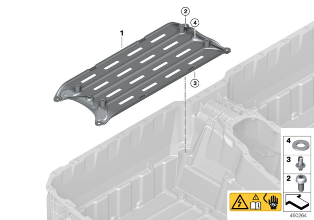 2020 BMW 530e High-Voltage Accumulator Diagram 9