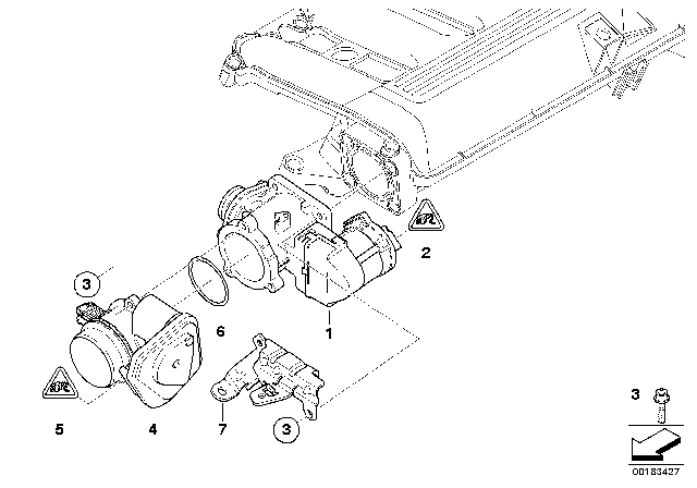 2009 BMW 335d EGR - Electrically Controlled Diagram