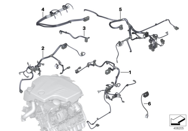 2016 BMW 428i Engine Wiring Harness Diagram 1