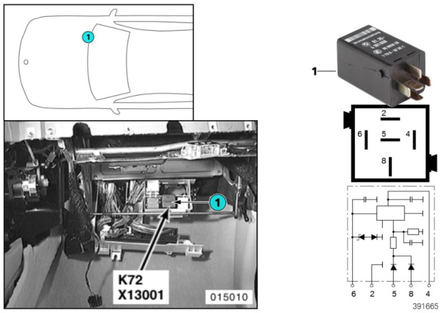 2002 BMW M5 Relay, Consumer Shutdown Diagram