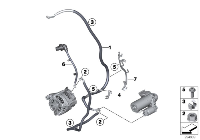 2012 BMW X5 Battery Cable Diagram
