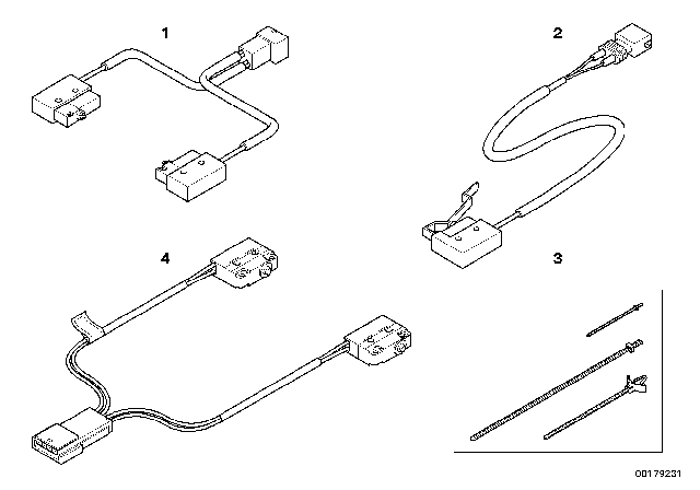 1998 BMW 328i Various Micro Switches Diagram 2