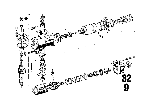 1972 BMW 3.0CS Hydro Steering - Oil Carrier Diagram 6